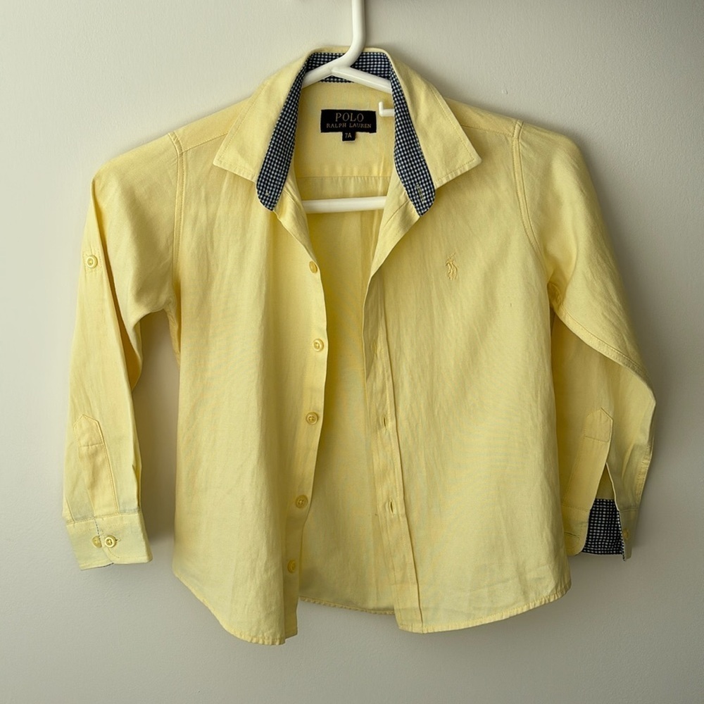 Ralph Lauren button down dress shirt never